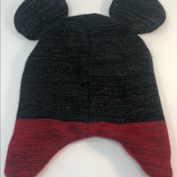 Toddlers Mickey Mouse Stocking Hat W/ Ears - Picture 6 of 6